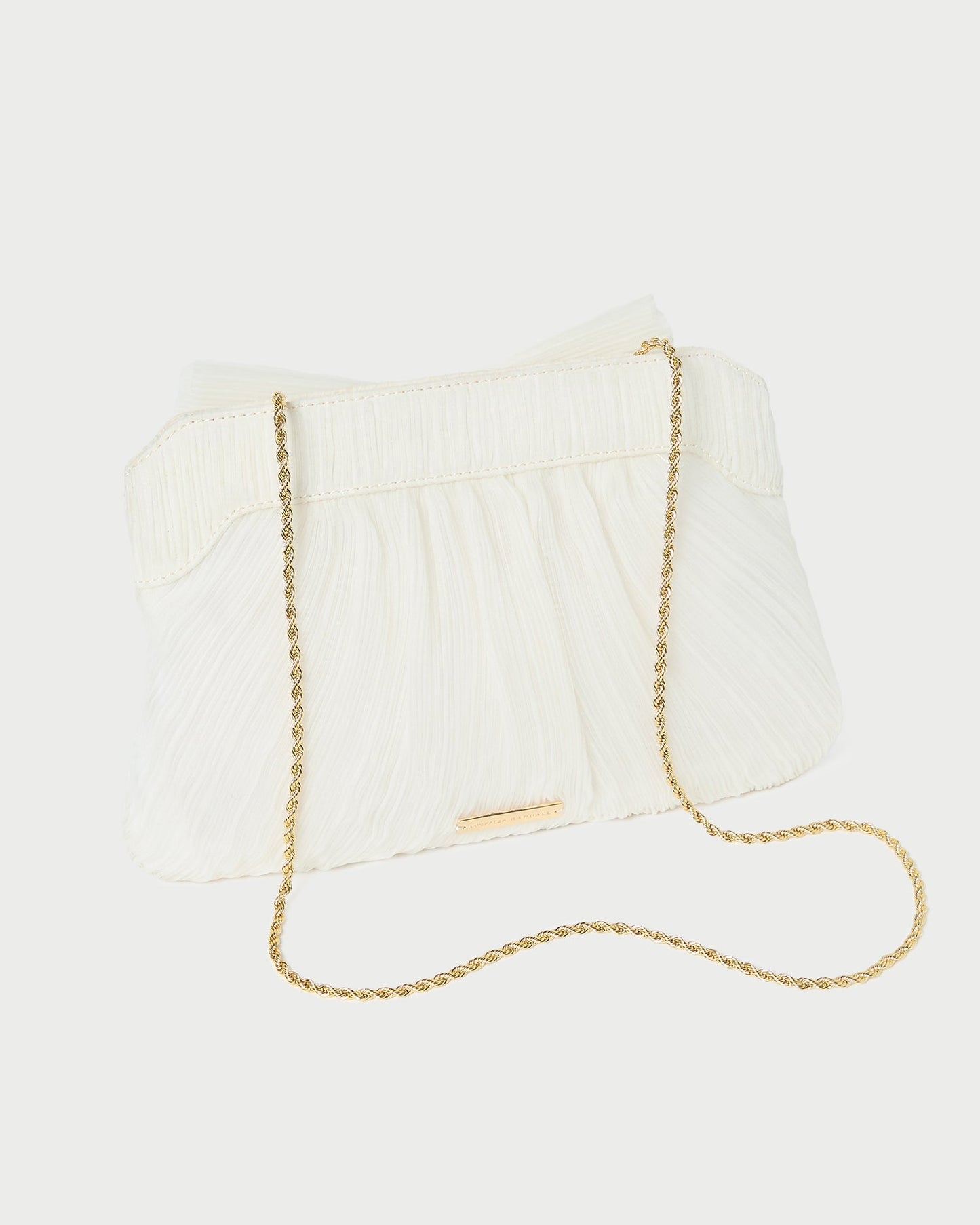 Rayne Pearl Bow Clutch